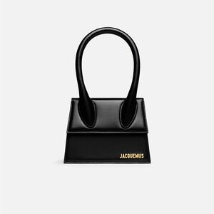 Jacquemus Black Mini Bag with Gold Logo